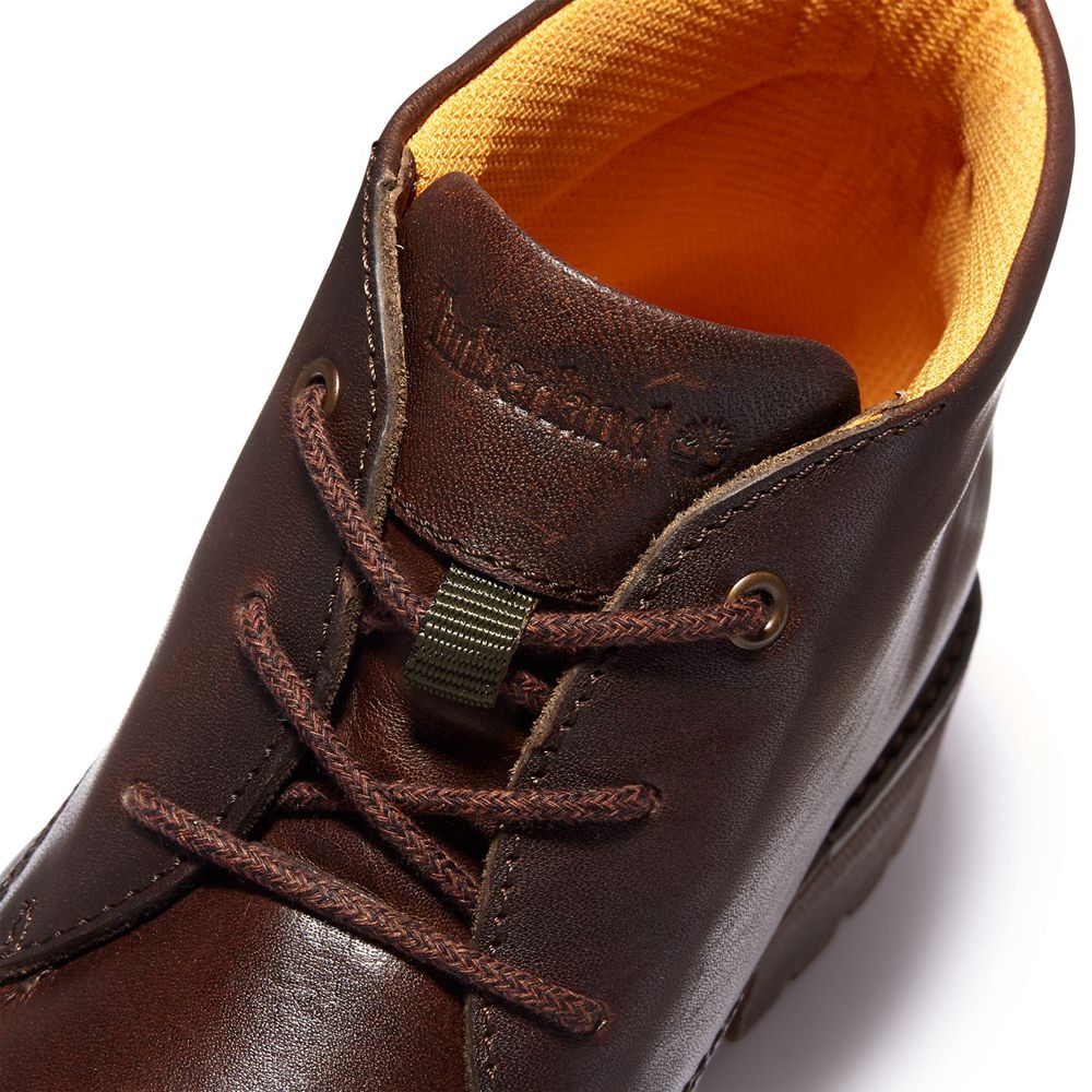 Timberland Chukka Μποτακια Ανδρικα Βαθυ Καφε - Oakrock Waterproof - Greece 2601587-SZ